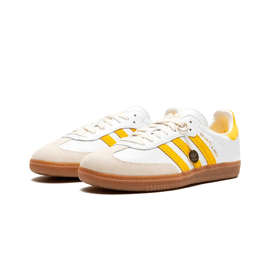 adidas Samba Sporty & Rich White Bold Gold - Sneaker Lane