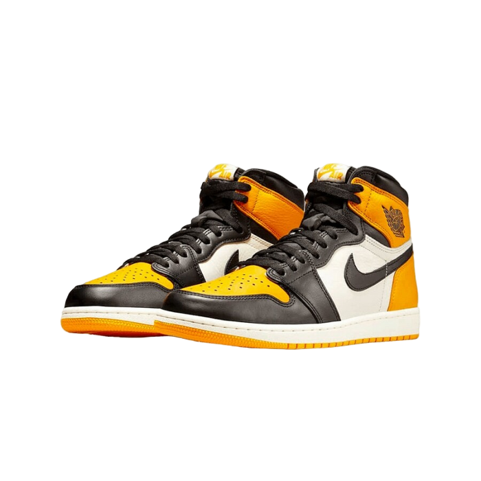 Air Jordan 1 Retro High OG Yellow Toe (Taxi) - Sneaker Lane