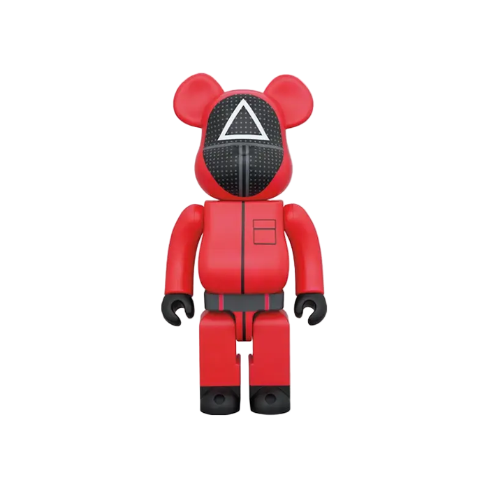 Bearbrick x Squid Game Guard (Triangle) 1000% - Sneaker Lane