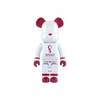 Bearbrick x FIFA World Cup Qatar 2022 1000% White Chrome