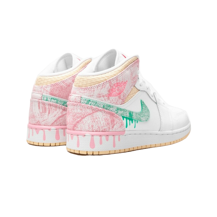 Air Jordan 1 Mid Paint Drip (GS) - Sneaker Lane