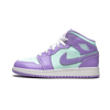Air Jordan 1 Mid Purple Aqua (GS)