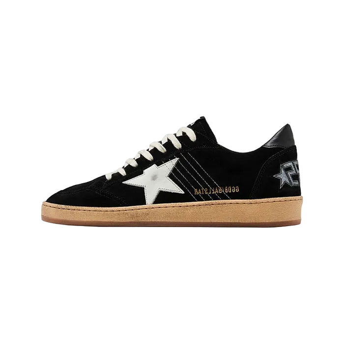 Golden Goose Ball Star Black White