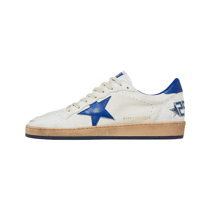 Golden Goose Ball-Star Low White Bluette