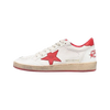 Golden Goose Ball-Star Low White Red