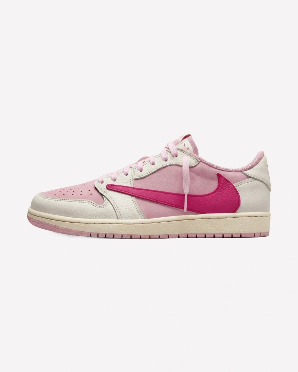 Air Jordan 1 Retro Low OG SP Travis Scott Sail Tropical Pink