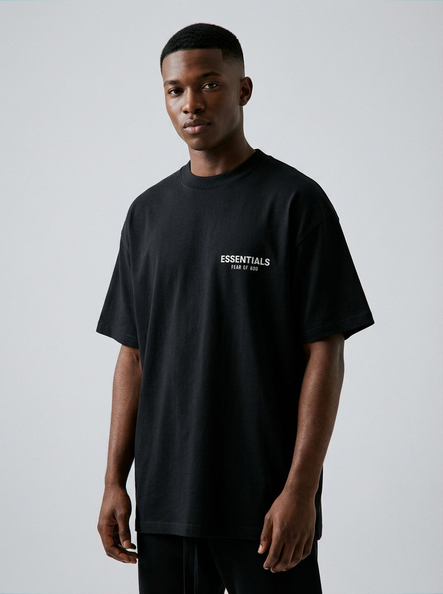 Fear of God Essentials Classic Short Sleeve Tee Jet Black