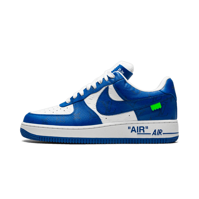 Louis Vuitton Nike Air Force 1 Low By Virgil Abloh White Royal