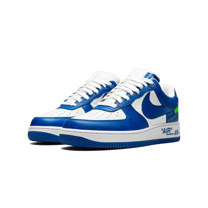 Louis Vuitton Nike Air Force 1 Low By Virgil Abloh White Royal