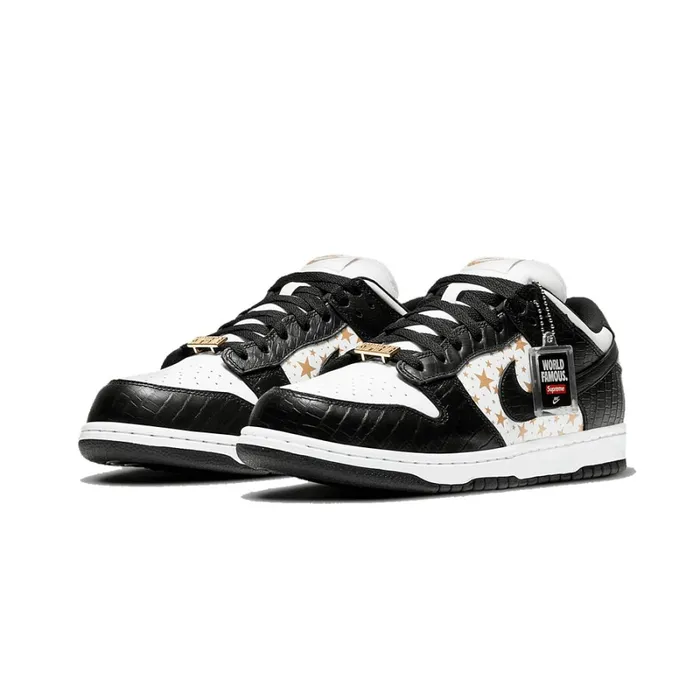 Nike SB Dunk Low Supreme Stars Black