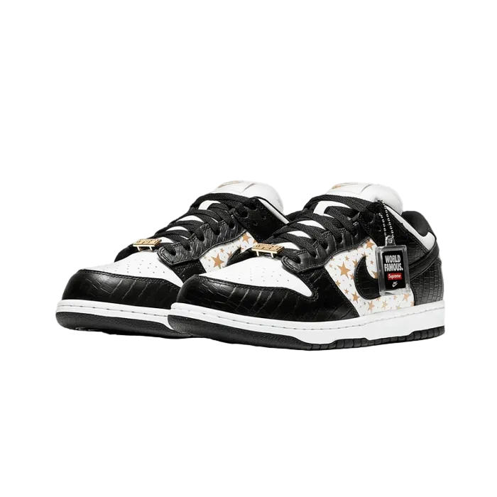 Nike SB Dunk Low Supreme Stars Black