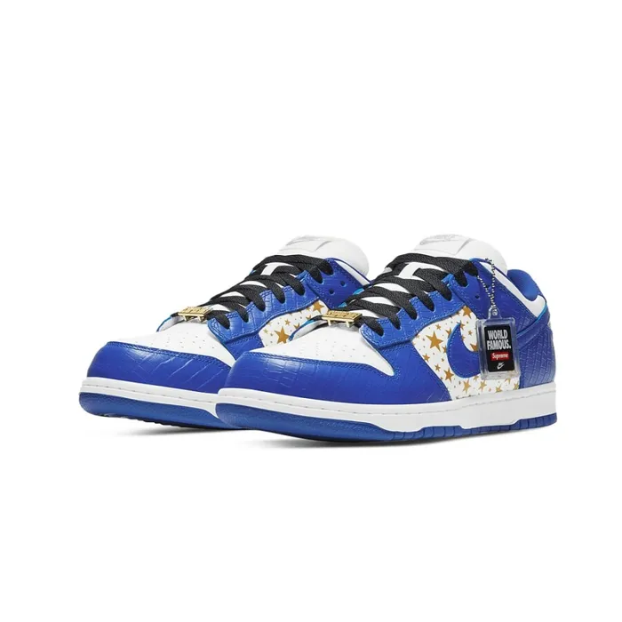 Nike SB Dunk Low Supreme Stars Hyper Royal