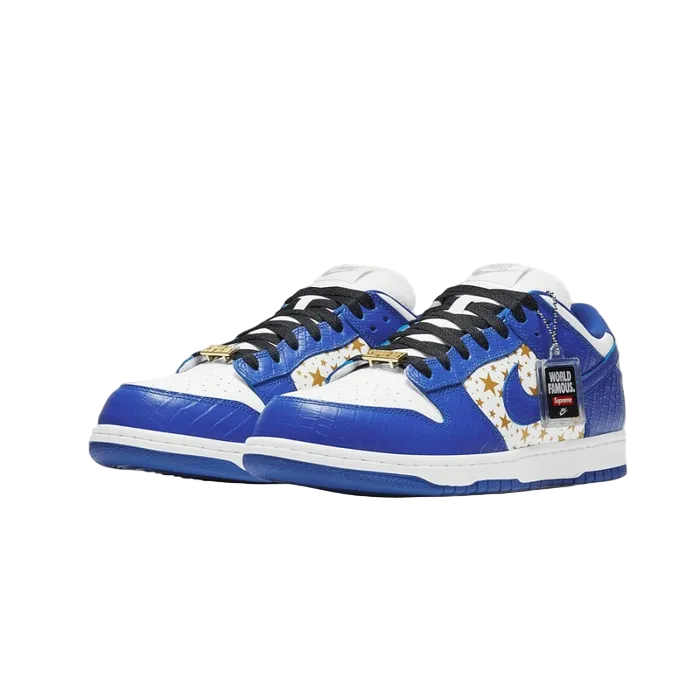 Nike SB Dunk Low Supreme Stars Hyper Royal