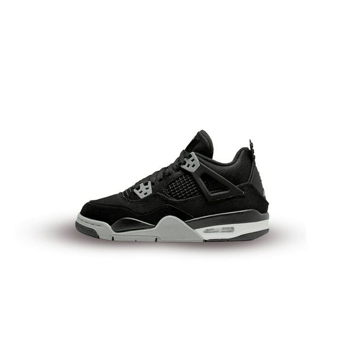 Air Jordan 4 Retro SE Black Canvas (GS) - Sneaker Lane