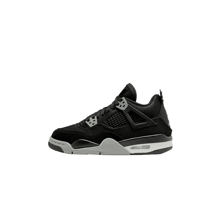 Air Jordan 4 Retro SE Black Canvas (GS) - Sneaker Lane