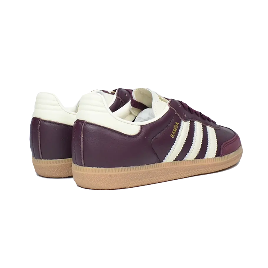 adidas Samba OG Maroon Gold Metallic