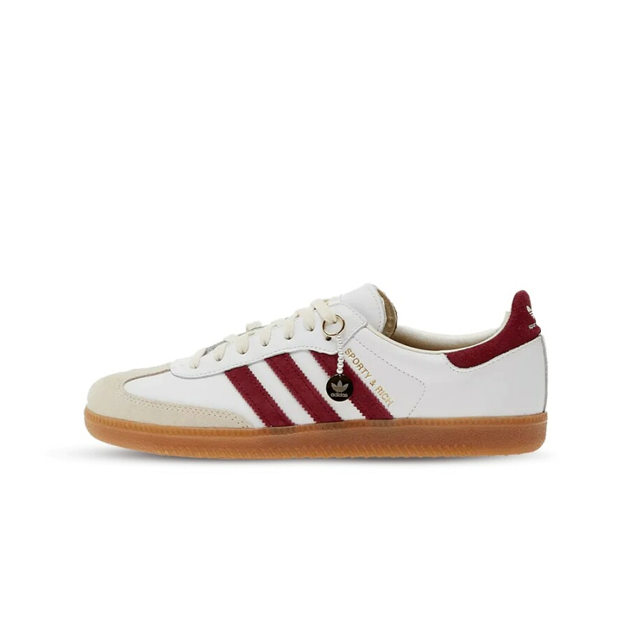 adidas Samba Sporty & Rich White Collegiate Burgundy - Sneaker Lane