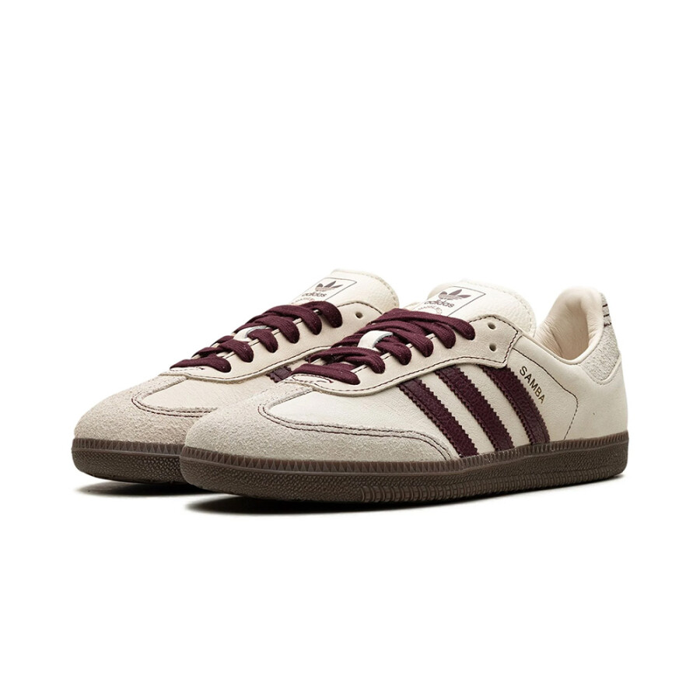 adidas Samba OG Wonder White Maroon