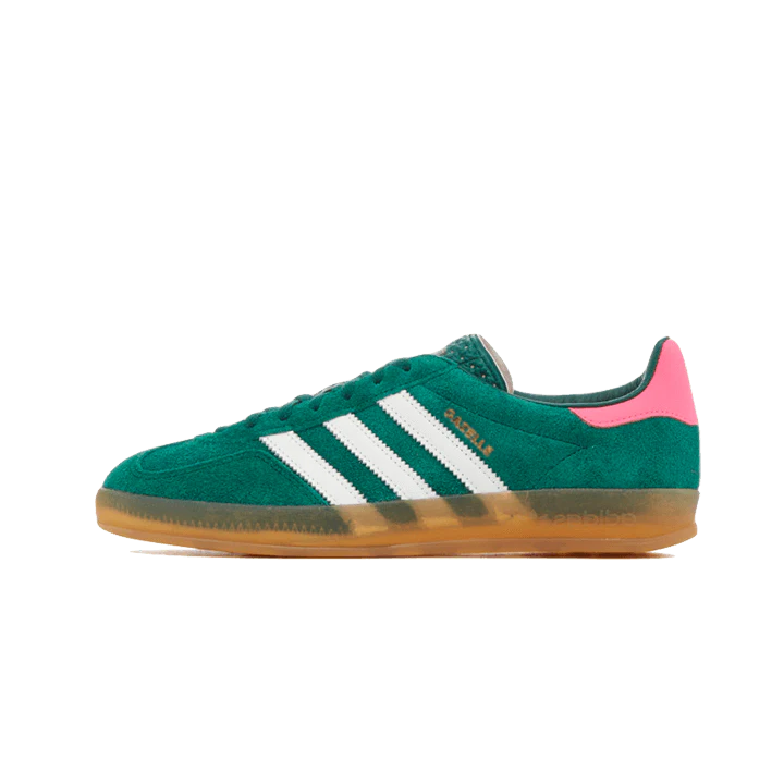 adidas Gazelle Indoor Collegiate Green Lucid Pink - Sneaker Lane