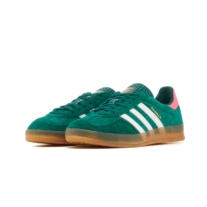adidas Gazelle Indoor Collegiate Green Lucid Pink - Sneaker Lane