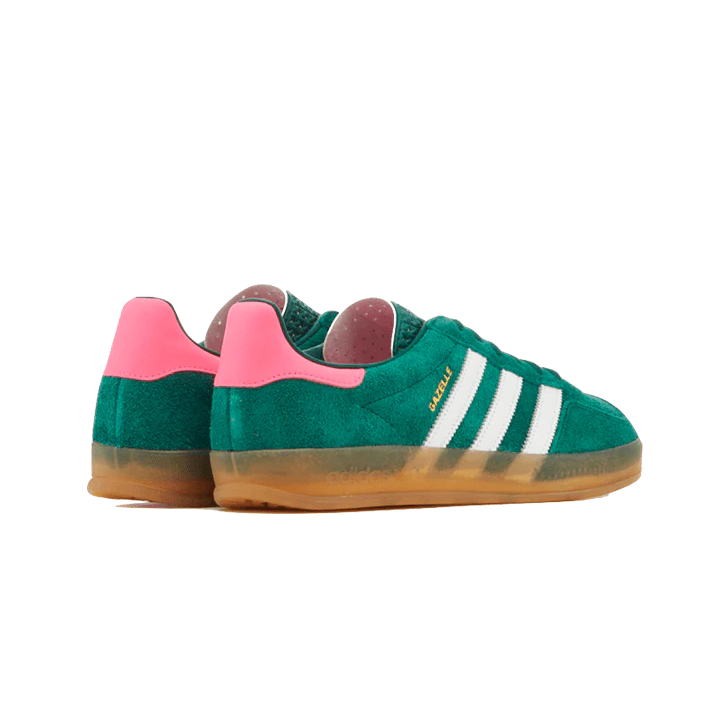 adidas Gazelle Indoor Collegiate Green Lucid Pink - Sneaker Lane