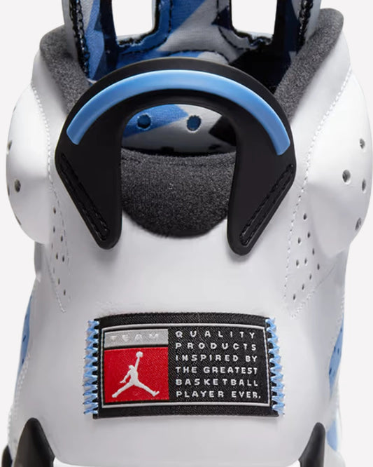 Air Jordan 6 Retro UNC White
