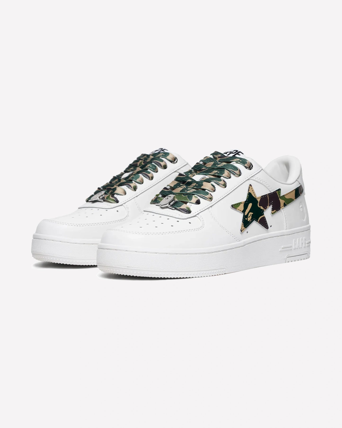 A Bathing Ape Bape Sta Low ABC Camo White Green (2025)