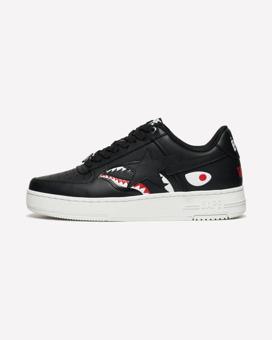A Bathing Ape Bape Sta Low Shark Pack Black