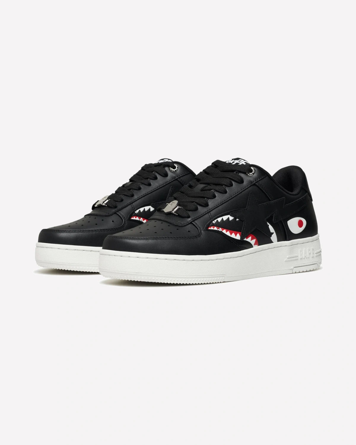 A Bathing Ape Bape Sta Low Shark Pack Black