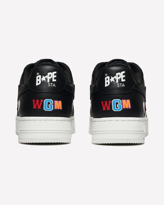 A Bathing Ape Bape Sta Low Shark Pack Black