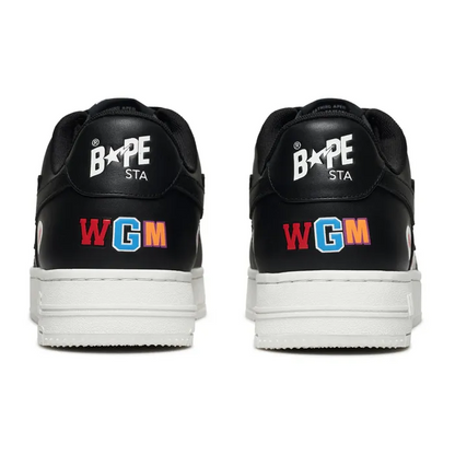 A Bathing Ape Bape Sta Low Shark Pack Black