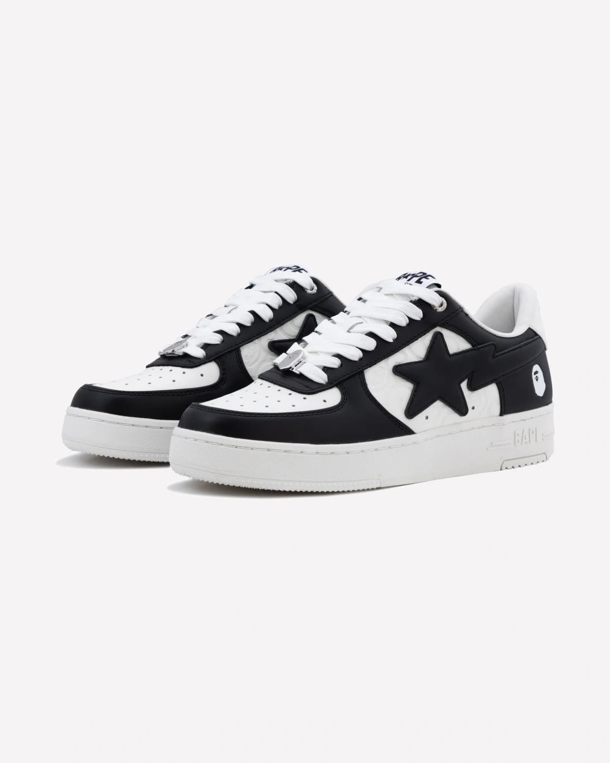A Bathing Ape Bape Sta Low #3 White Black Cloud Camo