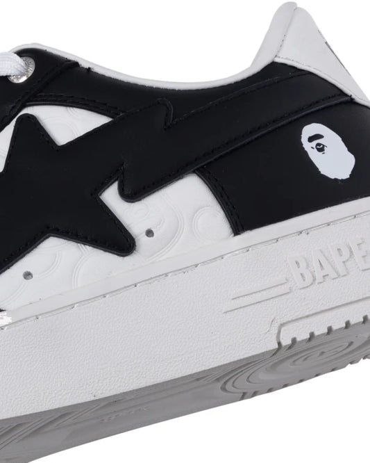 A Bathing Ape Bape Sta Low #3 White Black Cloud Camo