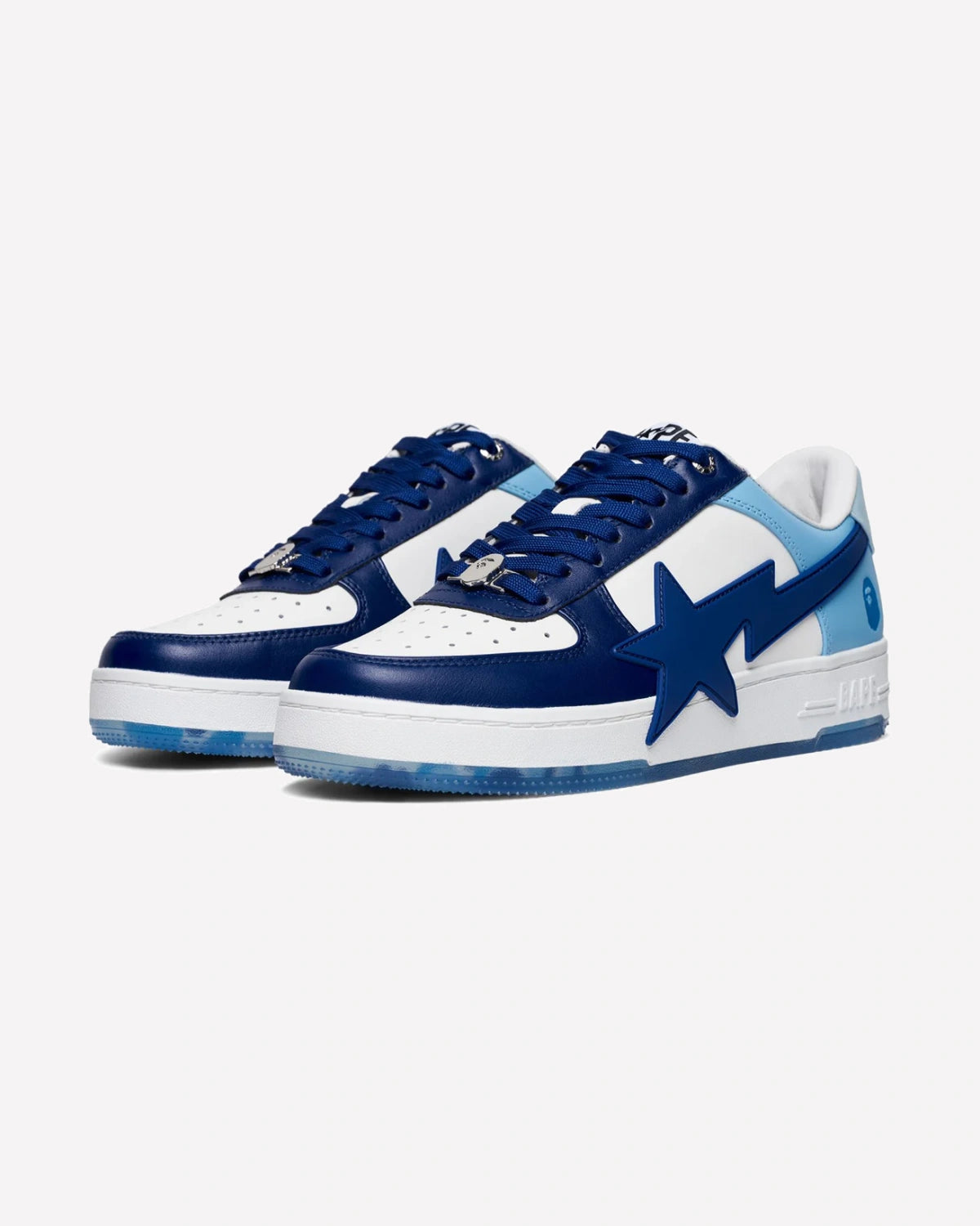 A Bathing Ape Bape Sta OS White Blue University Blue