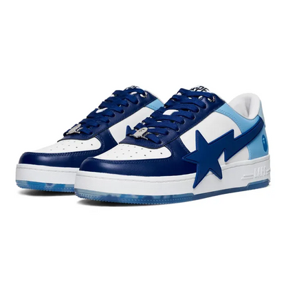 A Bathing Ape Bape Sta OS White Blue University Blue