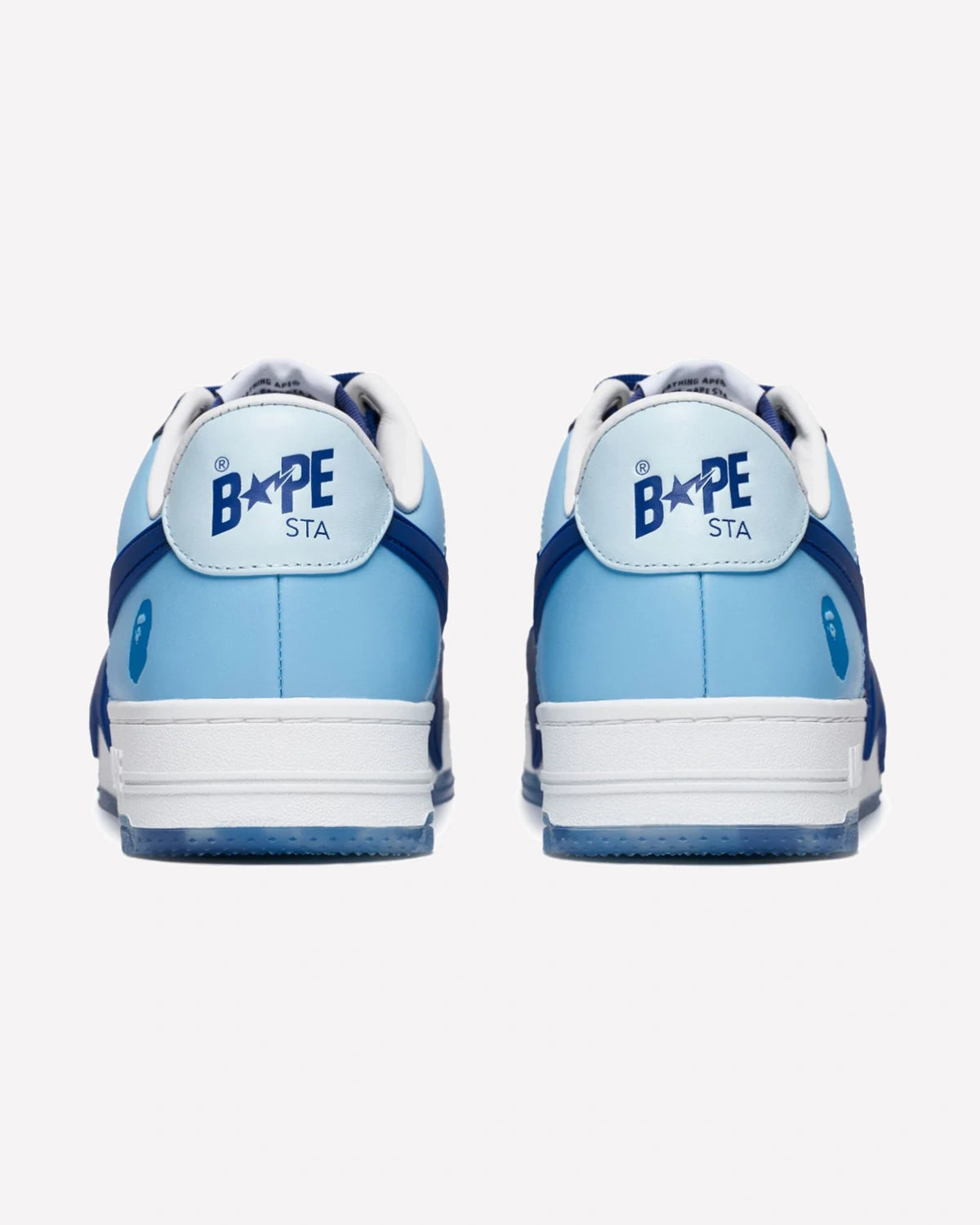 A Bathing Ape Bape Sta OS White Blue University Blue