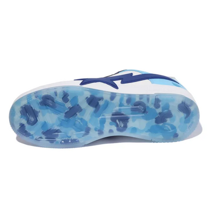A Bathing Ape Bape Sta OS White Blue University Blue