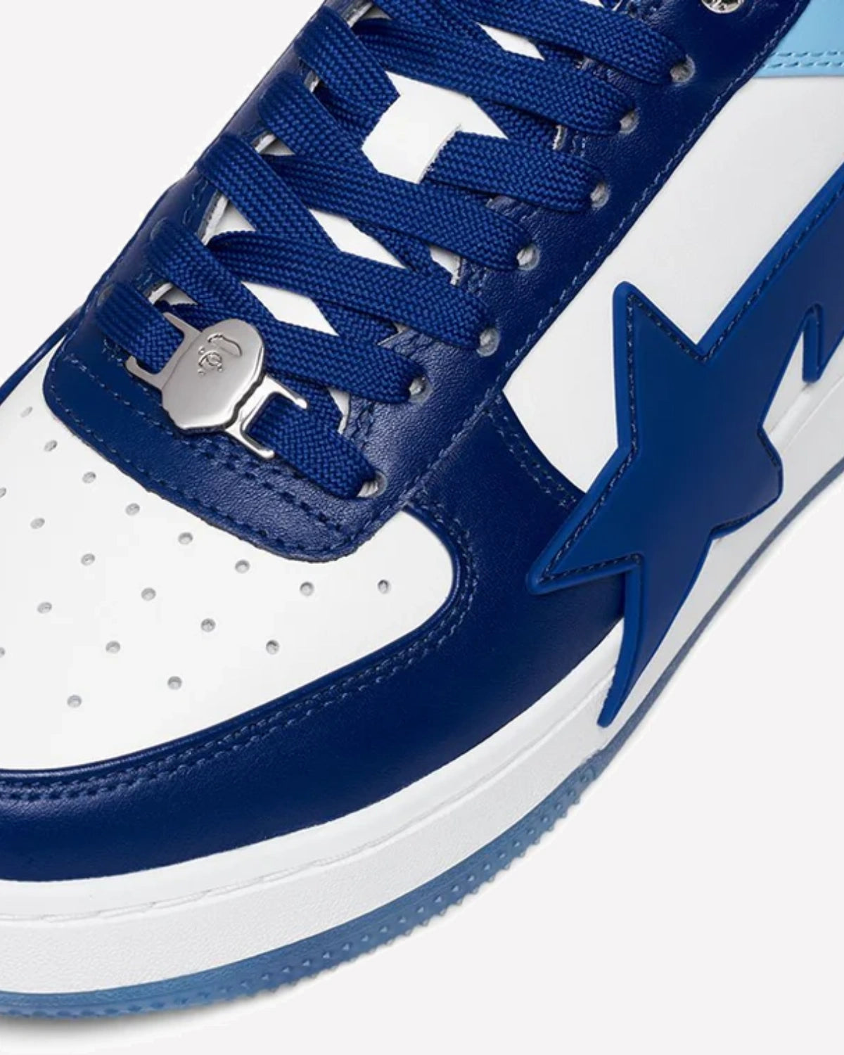 A Bathing Ape Bape Sta OS White Blue University Blue