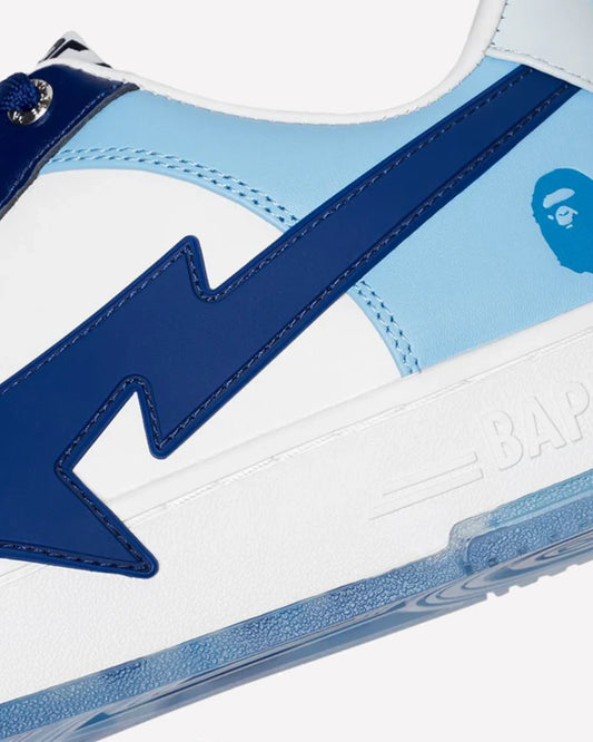 A Bathing Ape Bape Sta OS White Blue University Blue