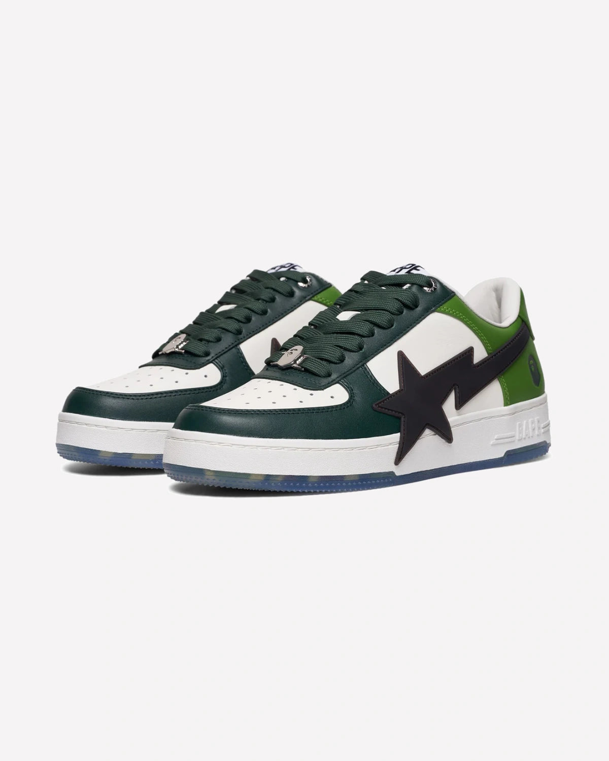 A Bathing Ape Bape Sta OS White Green