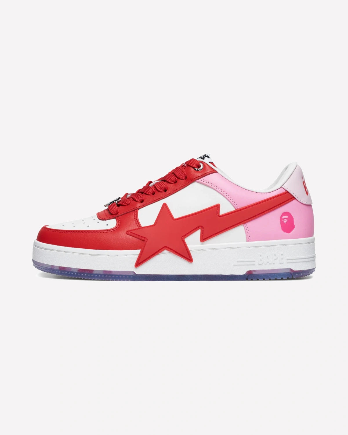 A Bathing Ape Bape Sta OS White Pink Red