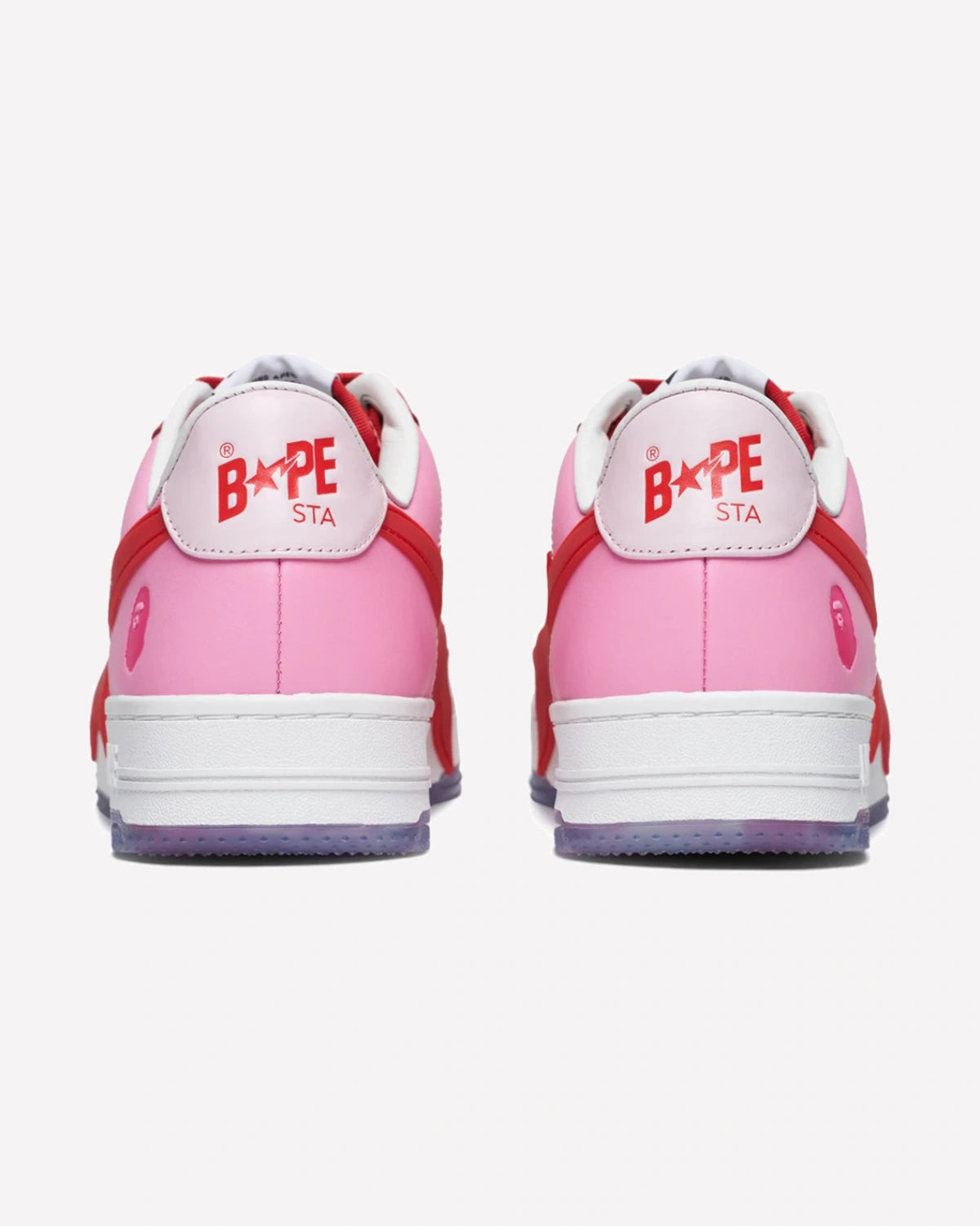A Bathing Ape Bape Sta OS White Pink Red
