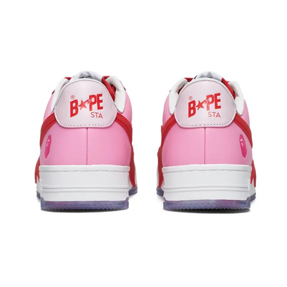 A Bathing Ape Bape Sta OS White Pink Red