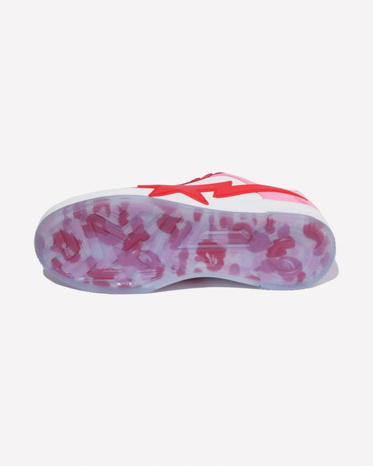 A Bathing Ape Bape Sta OS White Pink Red