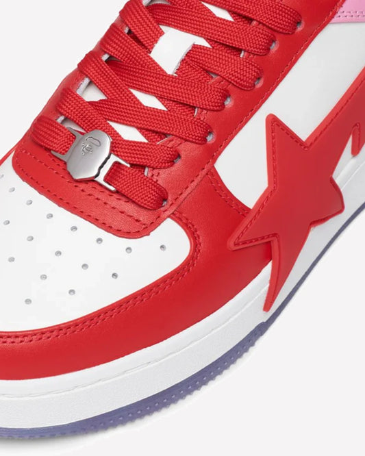 A Bathing Ape Bape Sta OS White Pink Red