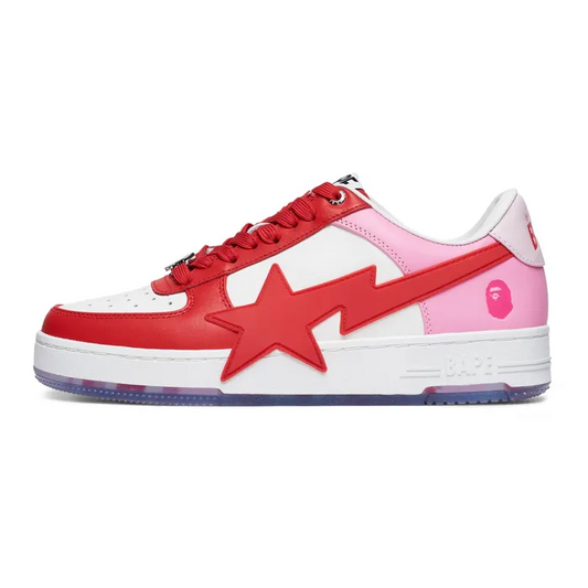 A Bathing Ape Bape Sta OS White Pink Red