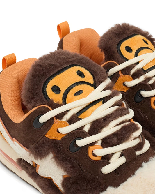 A Bathing Ape Flip Sta Baby Milo Brown