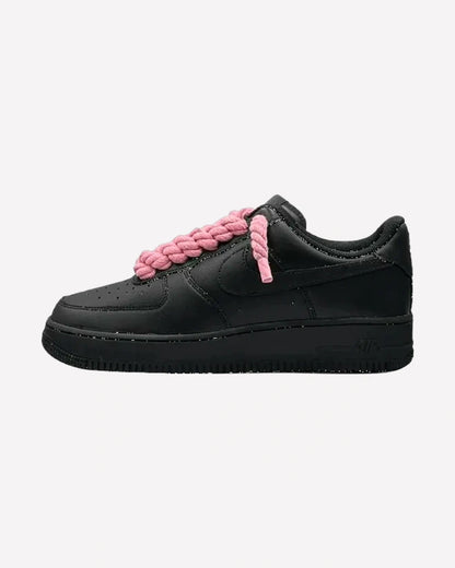 Nike Air Force 1 Low Black Rope Laces