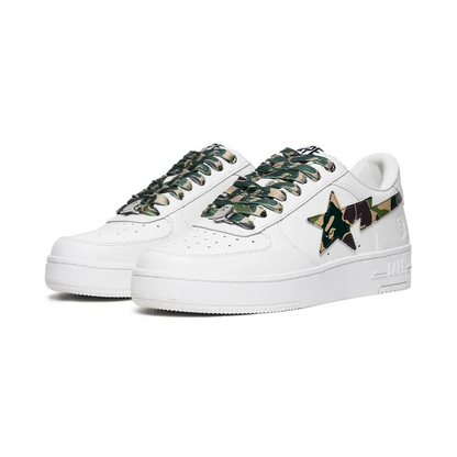 A Bathing Ape Bape Sta Low ABC Camo White Green (2025)