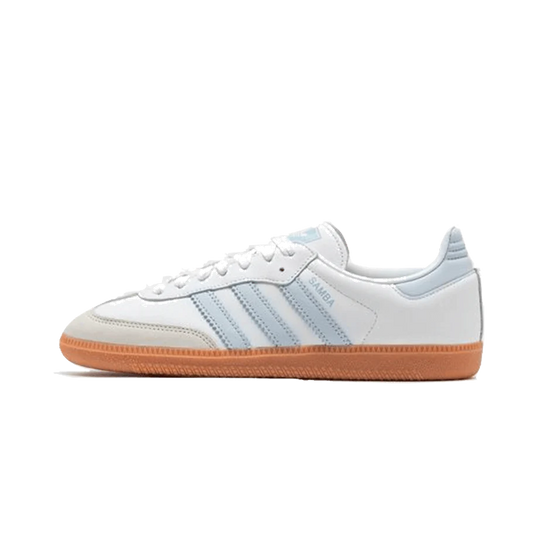 adidas Samba OG White Halo Blue Gum